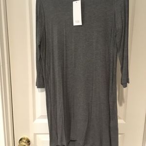 TOBI - Gray Sleeve Tee Dress